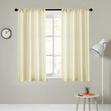 Load image into Gallery viewer, CDIY Short Curtains For Kitchen Solid Voile Curtains For Living Room Modern Bedroom Sheer Curtains Window Screening Drapes Decor