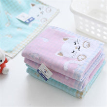 Load image into Gallery viewer, 1pcs High Quality Comfortable Cotton Children Kids Towel Super Soft Kids Cute Kittens Strong Water Absorbing High End Towel