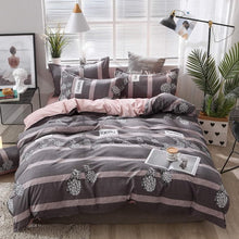 Load image into Gallery viewer, Fashion Simple Style home bedding sets bed linen duvet cover flat sheet Bedding Set Winter Full King Single Queen,bed set 2019