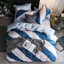 Load image into Gallery viewer, Fashion Simple Style home bedding sets bed linen duvet cover flat sheet Bedding Set Winter Full King Single Queen,bed set 2019