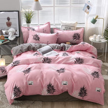 Load image into Gallery viewer, Fashion Simple Style home bedding sets bed linen duvet cover flat sheet Bedding Set Winter Full King Single Queen,bed set 2019