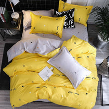 Load image into Gallery viewer, Fashion Simple Style home bedding sets bed linen duvet cover flat sheet Bedding Set Winter Full King Single Queen,bed set 2019