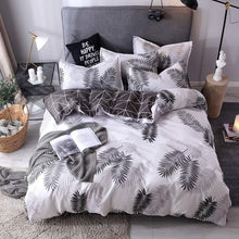 Load image into Gallery viewer, Fashion Simple Style home bedding sets bed linen duvet cover flat sheet Bedding Set Winter Full King Single Queen,bed set 2019