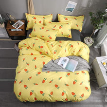 Load image into Gallery viewer, Fashion Simple Style home bedding sets bed linen duvet cover flat sheet Bedding Set Winter Full King Single Queen,bed set 2019