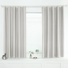 Load image into Gallery viewer, CDIY Modern Short Curtains Window Kitchen Blackout Curtains For Living Room Bedroom Soild Treatments Curtains For Door Balcony