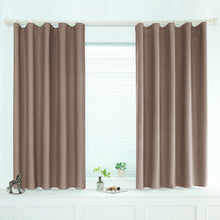 Load image into Gallery viewer, CDIY Modern Short Curtains Window Kitchen Blackout Curtains For Living Room Bedroom Soild Treatments Curtains For Door Balcony