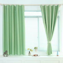 Load image into Gallery viewer, CDIY Modern Short Curtains Window Kitchen Blackout Curtains For Living Room Bedroom Soild Treatments Curtains For Door Balcony