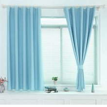 Load image into Gallery viewer, CDIY Modern Short Curtains Window Kitchen Blackout Curtains For Living Room Bedroom Soild Treatments Curtains For Door Balcony