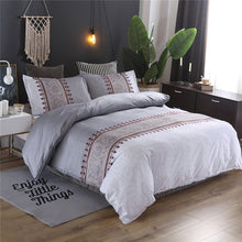 Load image into Gallery viewer, Simple Duvet Cover Set Floral Printing Bedding Set Cotton Bed Linens Comforter Quilt Covers Sets Soft Queen King Size BedClothes