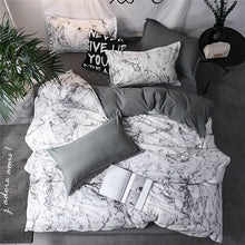 Load image into Gallery viewer, JDDTON New Arrival Classical Double sided Bed Linings Concise Style Bedding Set Quilt Cover Pillowcase Cover Bed BE031