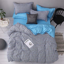 Load image into Gallery viewer, JDDTON New Arrival Classical Double sided Bed Linings Concise Style Bedding Set Quilt Cover Pillowcase Cover Bed BE031