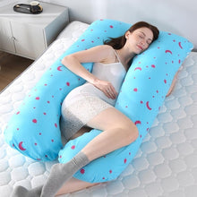 Load image into Gallery viewer, Sleeping Support Pillow For Pregnant Women Body Cotton Pillowcase U Shape Maternity Pregnancy Pillows Side Sleepers Bedding