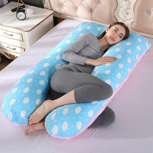 Load image into Gallery viewer, Sleeping Support Pillow For Pregnant Women Body Cotton Pillowcase U Shape Maternity Pregnancy Pillows Side Sleepers Bedding
