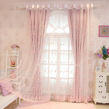 Load image into Gallery viewer, European and American Style Curtains for Living Room High Shading Curtains for Kids Romantic Princess Room for Girls