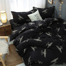 Load image into Gallery viewer, BEST.WENSD 3/4pcs/set Ultra Soft king Bedding Sets Duvet Cover Bed Cover Set Flat Sheet Set Pillowcase Set of 2 for Woman Men