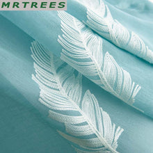 Load image into Gallery viewer, Hot sale Tulle Sheer Window Curtains for Living Room Bedroom Tulle Curtains for The Kitchen Modern Tulle for Window drapes door