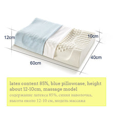Load image into Gallery viewer, NOYOKE latex orthopedic massage bed pillow sleep brand cervical neck pillow soft for sleeping