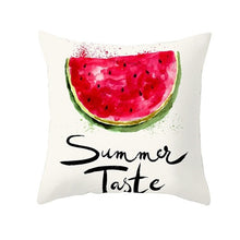 Load image into Gallery viewer, Cartoon Tropical Fruit Cushion Pillowcase Cover Coconut Strawberry Lemon Watermelon Pillow Cover Chair Home Car Decoration