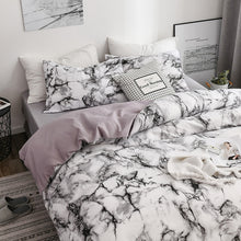 Load image into Gallery viewer, Printed Marble Bedding Set White Black Duvet Cover King Queen Size Quilt Cover Brief Bedclothes Comforter Cover 3Pcs