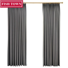 Load image into Gallery viewer, Fish Town Modern Blackout Curtains for Living Room Curtains Drapes for Window Blinds Curtains For Livingroom Bedroom Custom Made