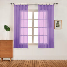 Load image into Gallery viewer, 1PC 100x130 Bedroom Linen Curtains Modern Window Curtain free Tulle Voile Panel Home Decoration   Window Kitchen Tulle Curtains