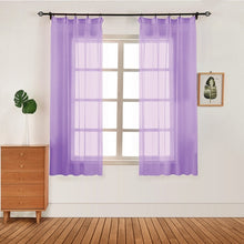Load image into Gallery viewer, 1PC 100x130 Bedroom Linen Curtains Modern Window Curtain free Tulle Voile Panel Home Decoration   Window Kitchen Tulle Curtains