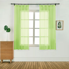 Load image into Gallery viewer, 1PC 100x130 Bedroom Linen Curtains Modern Window Curtain free Tulle Voile Panel Home Decoration   Window Kitchen Tulle Curtains