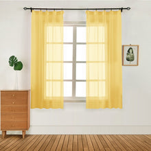 Load image into Gallery viewer, 1PC 100x130 Bedroom Linen Curtains Modern Window Curtain free Tulle Voile Panel Home Decoration   Window Kitchen Tulle Curtains