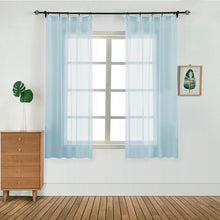 Load image into Gallery viewer, 1PC 100x130 Bedroom Linen Curtains Modern Window Curtain free Tulle Voile Panel Home Decoration   Window Kitchen Tulle Curtains