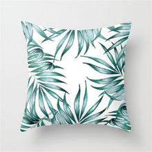 Load image into Gallery viewer, Green Tropical plant Pillow Case Cotton Linen good Cover Decorative for giving your good sleep