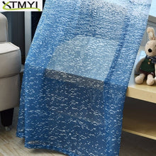 Load image into Gallery viewer, Curtain For Living Room Children Bedroom Cartoon Sea Castle Printed Voile Curtain kids Curtains Cloth Tulle Cortinas