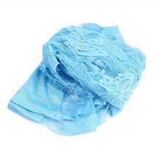 Load image into Gallery viewer, Butterfly Tassel String Tulle Voile Curtain Sheer Room Divider Curtains Door Floral Embroidered Shaggy Butterfly Sheer Voile