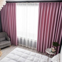 Load image into Gallery viewer, ENHAO Modern Blackout Curtains for Living Room Bedroom Window Curtains for Solid Thick Curtains Fabric Drapes Blind Custom made