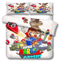 Load image into Gallery viewer, 3D print Bedding set Cartoon super mario bros friends'/lovers' gift, Duvet cover set Home Textiles