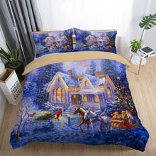 Load image into Gallery viewer, 3D Printed Merry Christmas Bedding Set Queen/Twin/King Size  Christmas Decoration for Home