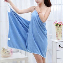 Load image into Gallery viewer, 2019 New Home Textile Towel Women Robes Bath Wearable Towel Dress Womens Lady Fast Drying Beach Spa Magical Nightwear Sleeping